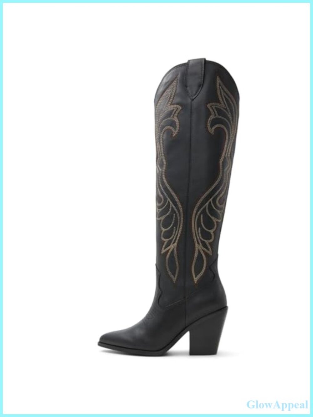 Knee High Embroidered Western Cowboy Boots